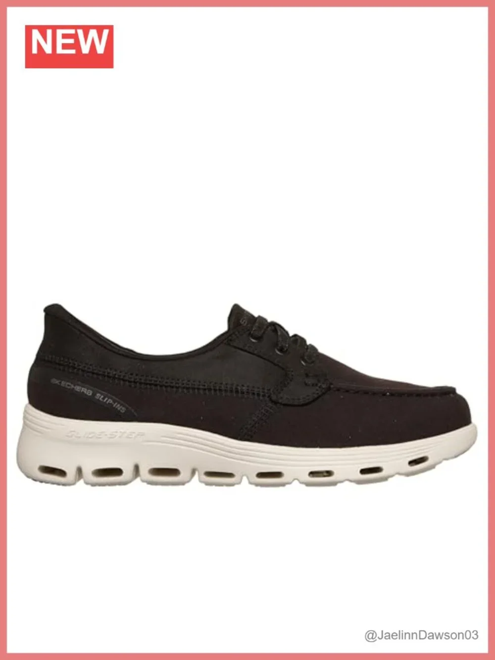 Skechers Hands Free Slip-ins Glide-Step Serene Canvas Boat Shoes Women's